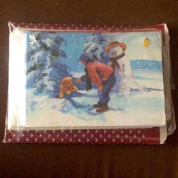 20 CARTES PLAISIRS D’HIVER. 20 Winter Playground Christmas Cards In FRENCH - Picture 9 of 16